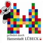 Logo: gefördert durch Hansestadt Lübeck